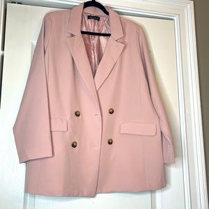 Stoosh XL soft pink blazer